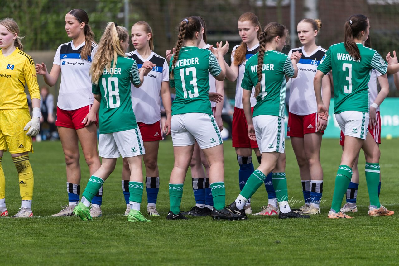 Bild 99 - wBJ Hamburger SV - SV Werder Bremen : Ergebnis : 1:3